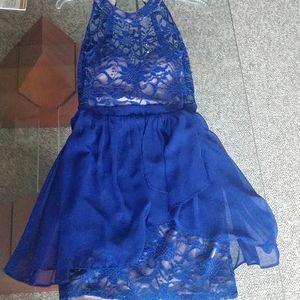 High Neck Sequined Party Dress